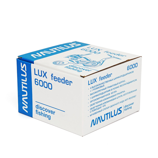 Катушка Nautilus Lux Feeder 6000* - купить по доступной цене Интернет-магазине Наутилус