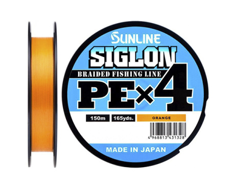 Шнур Sunline  SIGLON PE X4 #1.7 13,0кг 150м orange - купить по доступной цене Интернет-магазине Наутилус