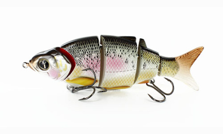 Воблер Izumi Shad Alive 5 section white fish 120мм 29г Fast Sinking цв. 2 - купить по доступной цене Интернет-магазине Наутилус