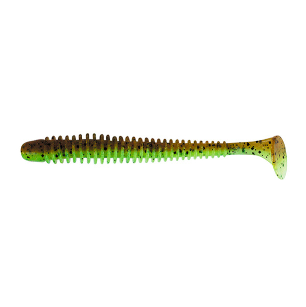 Приманка силиконовая Keitech Swing Impact 2.5"  6.3см  #401 Green Pumpkin/chartreuse - купить по доступной цене Интернет-магазине Наутилус