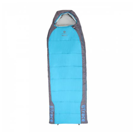 Спальный мешок BTrace Hover левый, серый/синий - купить по доступной цене Интернет-магазине Наутилус