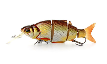Воблер Izumi Shad Alive With Lip 5 section white fish 105 MD 105мм  22,7г Suspending цв. 3 - купить по доступной цене Интернет-магазине Наутилус