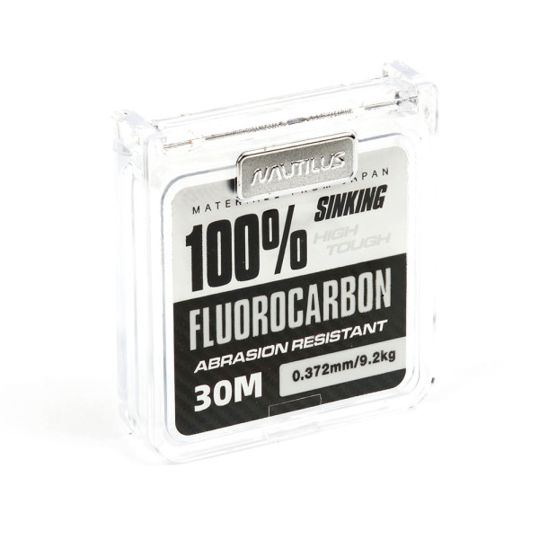 Леска Nautilus Fluorocarbon 100% 0,331мм.,7,7кг, 30м.clean - купить по доступной цене Интернет-магазине Наутилус