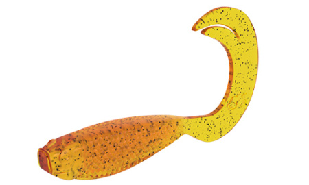 Твистер GreenFishing Signature Fatty 3" 7.5cм, оранж - купить по доступной цене Интернет-магазине Наутилус