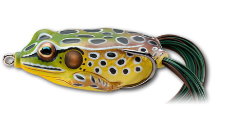 Мягкая приманка LIVETARGET Hollow Body Frog  55F-514 Emerald/Brown, 55 мм, 18г, плавающая, поверхностная - купить по доступной цене Интернет-магазине Наутилус