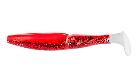 Виброхвост Helios Guru 5,0/12,7 см Red Sparkles WT  (HS-31-034) - купить по доступной цене Интернет-магазине Наутилус