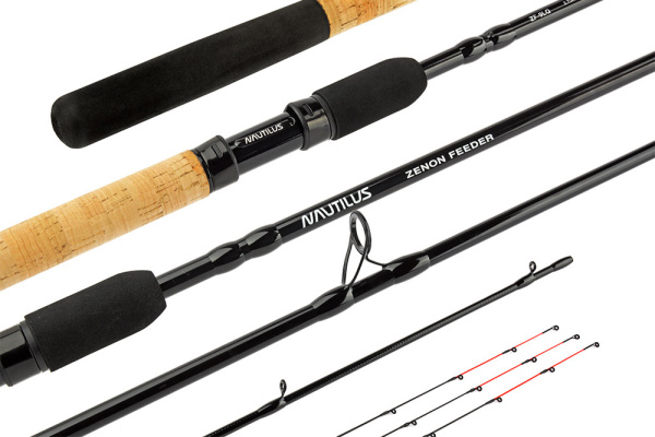 Удилище фидерное Nautilus Zenon feeder 390см 120гр ZF13HQ* - купить по доступной цене Интернет-магазине Наутилус
