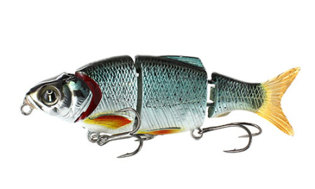 Воблер Izumi Shad Alive 5 section white fish 145мм 55г slow sk цв. 1 - купить по доступной цене Интернет-магазине Наутилус