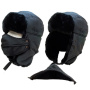 Шапка зимняя Alaskan с мехом и маской черная AWC1605B - купить по доступной цене Интернет-магазине Наутилус