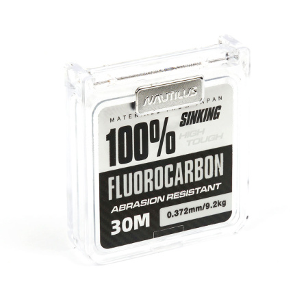 Леска Nautilus Fluorocarbon 100% 0,165мм.,1,8кг, 30м.clean - купить по доступной цене Интернет-магазине Наутилус
