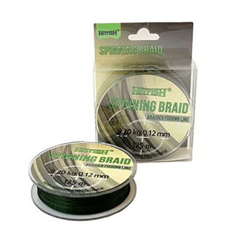 Шнур HITFISH  Spinning Braid 4X d0,14мм 6,12кг 125м - купить по доступной цене Интернет-магазине Наутилус