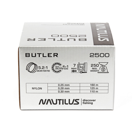 Катушка Nautilus Butler NBE2500 - купить по доступной цене Интернет-магазине Наутилус