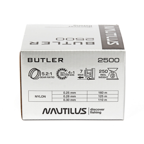 Катушка Nautilus Butler NBE2500 - купить по доступной цене Интернет-магазине Наутилус