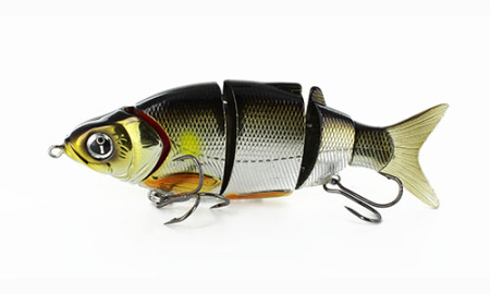 Воблер Izumi Shad Alive 5 section white fish 105мм 25г Fast Sinking цв. 5 - купить по доступной цене Интернет-магазине Наутилус