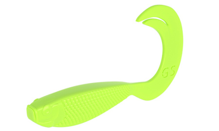 Твистер GreenFishing Signature Fatty 3" 7.5cм, лайм - купить по доступной цене Интернет-магазине Наутилус