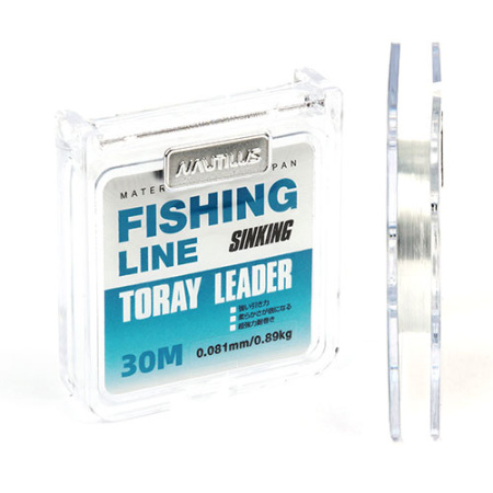Леска Nautilus Toray Leader 0,081мм.,0,89кг, 30м.clean - купить по доступной цене Интернет-магазине Наутилус