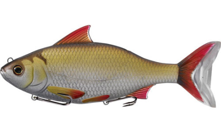 Мягкая приманка LIVETARGET Rudd Swimbait 150S-220 Metallic/Gold, 150мм, 64г - купить по доступной цене Интернет-магазине Наутилус