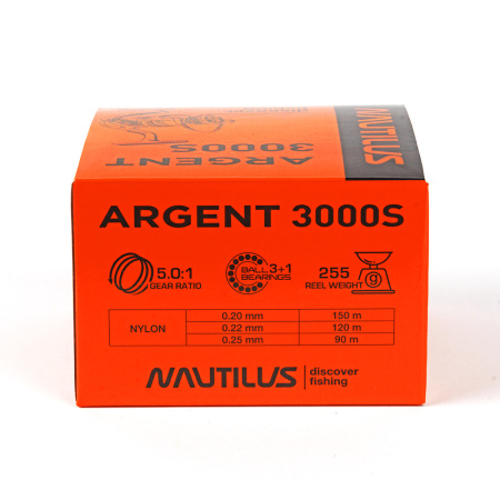 Катушка Nautilus Argent 3000S - купить по доступной цене Интернет-магазине Наутилус
