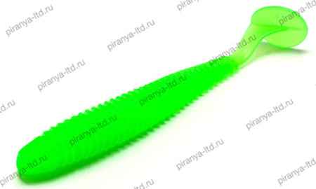 Мягкая приманка съедобн. силикон ПРОСТО Leech (Пиявка)  75 мм цв 001 зеленый флюо - купить по доступной цене Интернет-магазине Наутилус