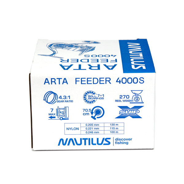Катушка Nautilus Arta 4000S Feeder NEW - купить по доступной цене Интернет-магазине Наутилус