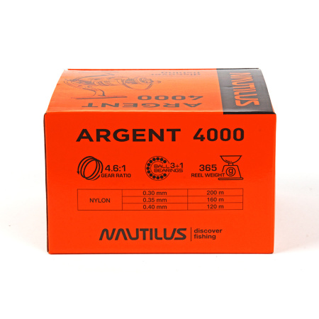 Катушка Nautilus Argent 4000* - купить по доступной цене Интернет-магазине Наутилус