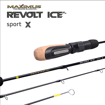 Зимняя удочка Maximus REVOLT ICE SPORT X 302XH 0,75м до 70гр