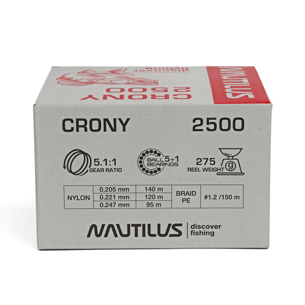 Катушка Nautilus Crony 2500* - купить по доступной цене Интернет-магазине Наутилус