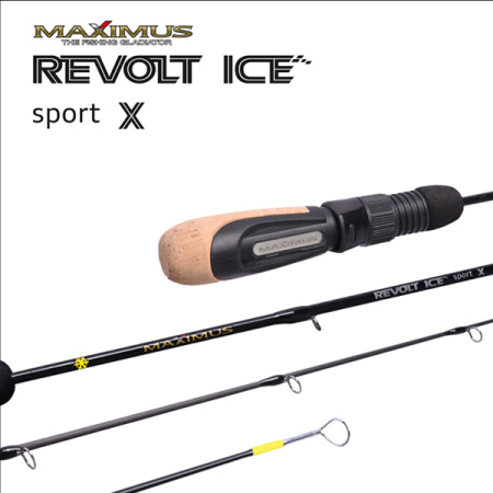 Зимняя удочка Maximus REVOLT ICE SPORT X 302XH 0,75м до 70гр - купить по доступной цене Интернет-магазине Наутилус