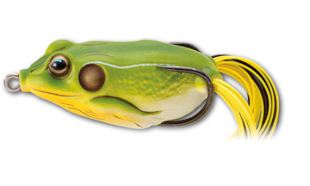 Мягкая приманка LIVETARGET Hollow Body Frog  45F-513 Bright Green, 45 мм, 7г, плавающая, поверхностная - купить по доступной цене Интернет-магазине Наутилус
