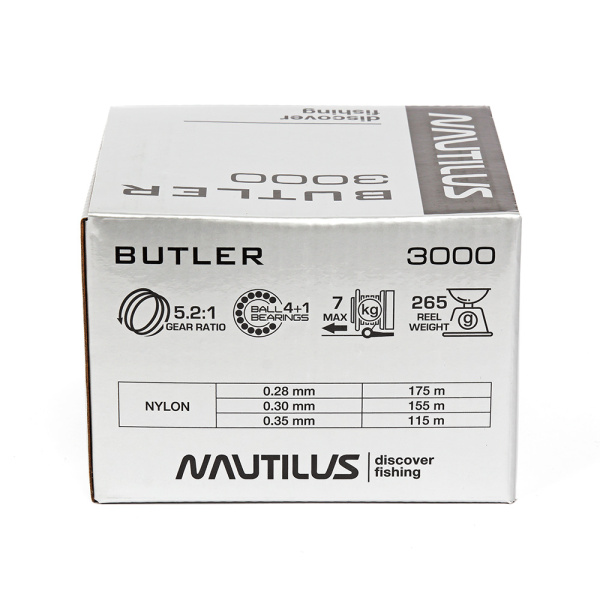 Катушка Nautilus Butler NBE3000 - купить по доступной цене Интернет-магазине Наутилус