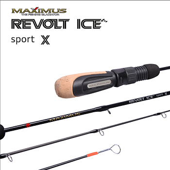 Зимняя удочка Maximus REVOLT ICE SPORT X 302H 0,75м до 50гр