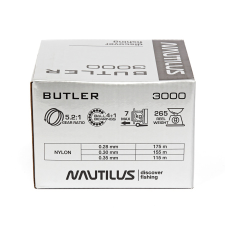 Катушка Nautilus Butler NBE3000 - купить по доступной цене Интернет-магазине Наутилус