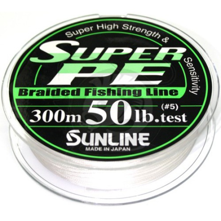 Шнур Sunline Super PE White #3.0 30lb 150м - купить по доступной цене Интернет-магазине Наутилус
