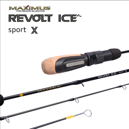 Зимняя удочка Maximus REVOLT ICE SPORT X 302M 0,75м до 30гр - купить по доступной цене Интернет-магазине Наутилус