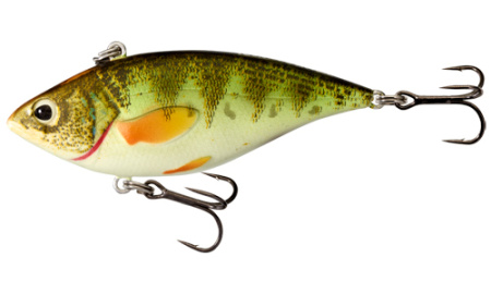 Воблер LIVETARGET Yellow Perch Rattlebait  50S-222 Glow/UV, 50мм, 7г, тонущий - купить по доступной цене Интернет-магазине Наутилус