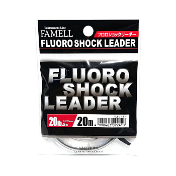 Леска Yamatoyo флюорокарбон Fluoro Shock Leader 20м #5.0 20lb