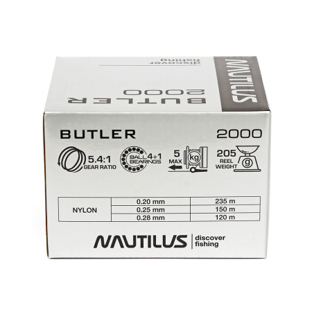 Катушка Nautilus Butler NBE2000 - купить по доступной цене Интернет-магазине Наутилус