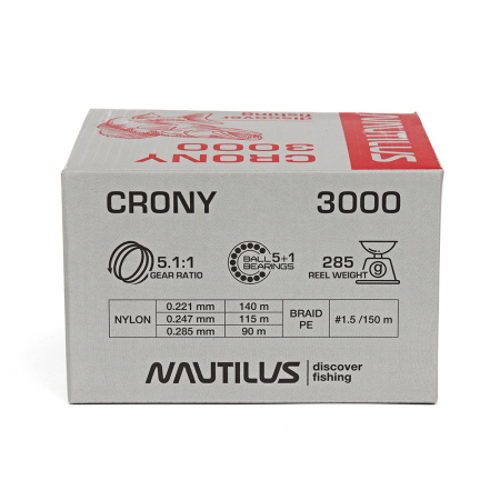 Катушка Nautilus Crony 3000* - купить по доступной цене Интернет-магазине Наутилус