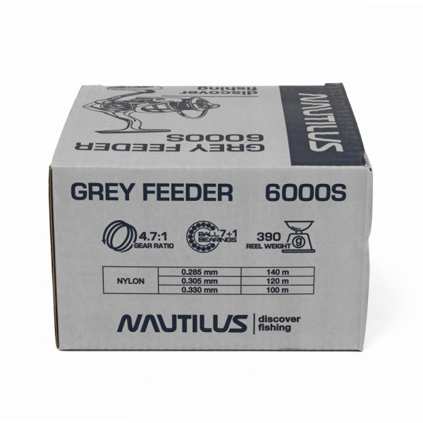 Катушка Nautilus Grey Feeder 6000S* - купить по доступной цене Интернет-магазине Наутилус