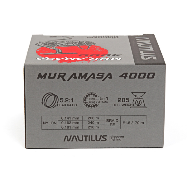 Катушка Nautilus Muramasa 4000 - купить по доступной цене Интернет-магазине Наутилус