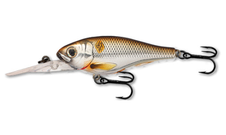 Воблер LIVETARGET Threadfin Shad Flat-Side Crankbait  65SP-205 Silver/Bronze, 65мм, 9г, суспендер, 1,5-2,1м - купить по доступной цене Интернет-магазине Наутилус