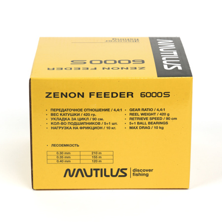 Катушка Nautilus Zenon Feeder NZF6000S - купить по доступной цене Интернет-магазине Наутилус