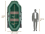 Лодка Тонар Бриз 260 (зеленый)/Boat Briz 260N (green) - купить по доступной цене Интернет-магазине Наутилус