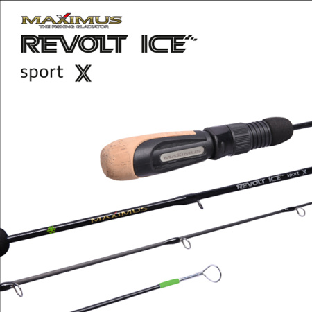 Зимняя удочка Maximus REVOLT ICE SPORT X 302MH 0,75м до 40гр - купить по доступной цене Интернет-магазине Наутилус