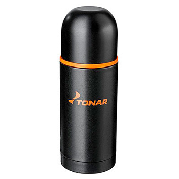 Термос Тонар 500мл черный (дополн.пласт.чашка)  HS.TM-023