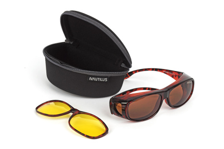 Очки поляризационные Nautilus V01 линзы ТАС коричневые, желтые, кейс - купить по доступной цене Интернет-магазине Наутилус