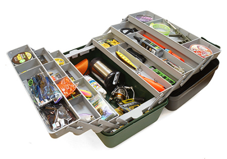 Ящик Nautilus 138 Tackle Box 6-tray Green-Grey - купить по доступной цене Интернет-магазине Наутилус