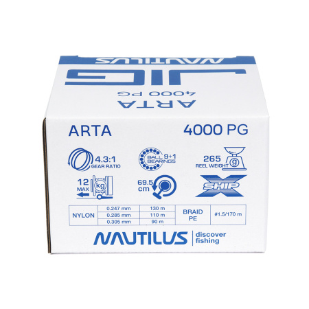 Катушка Nautilus Arta 4000 PG NEW - купить по доступной цене Интернет-магазине Наутилус