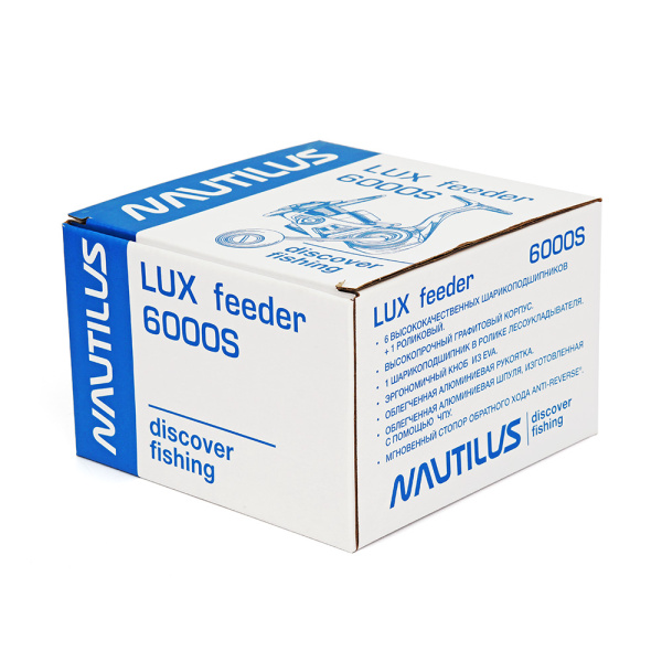 Катушка Nautilus Lux Feeder 6000S - купить по доступной цене Интернет-магазине Наутилус